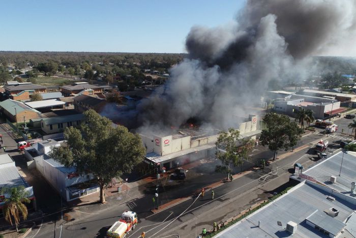 large building smoke odor